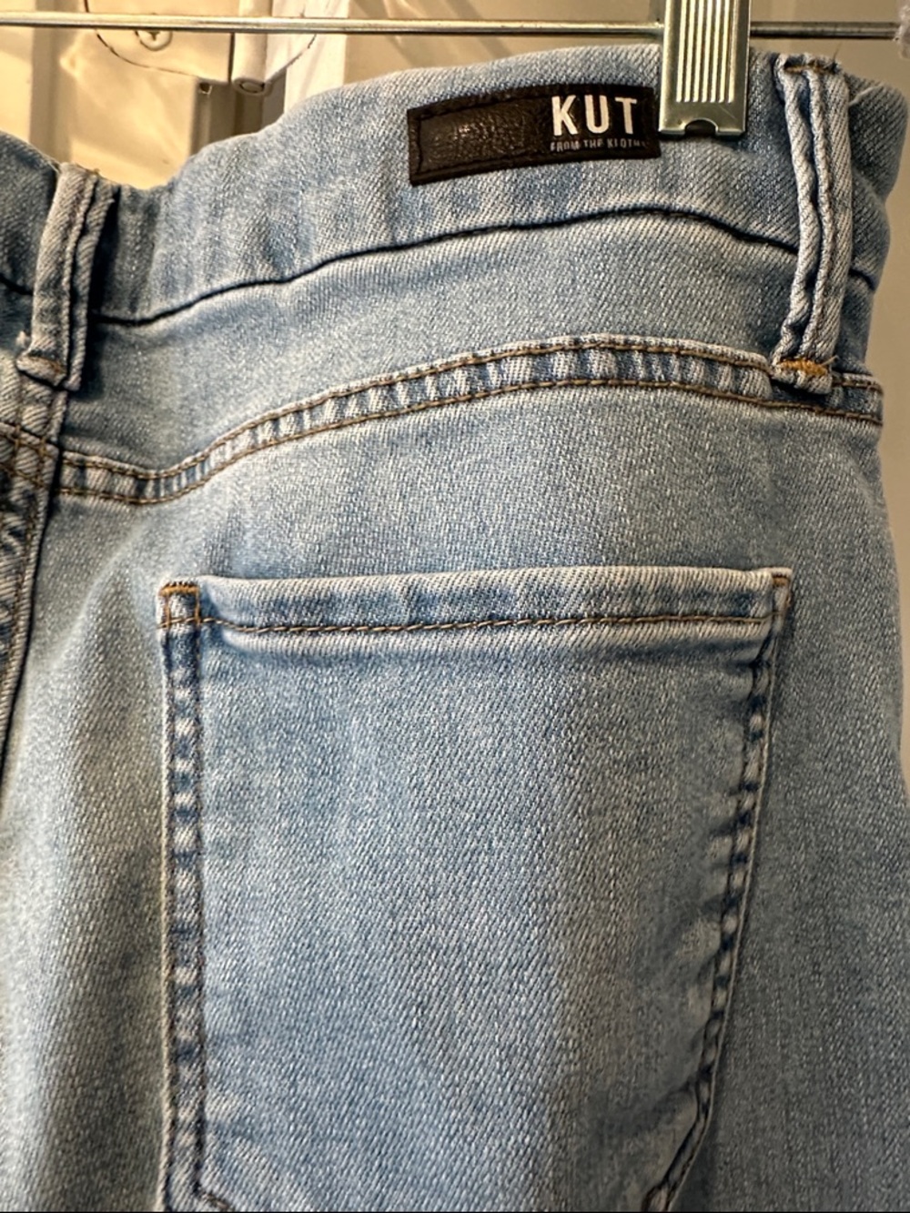 Kut from the Kloth Light Blue Denim High-Rise Jeans